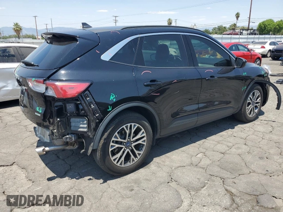 2020 Ford Escape SEL with VIN 1FMCU0H69LUC21227, listed as a Copart auction lot 65179165 with 23,043 mi miles and Salvage title. Bid and sale history available at DreamBid. Image 3.