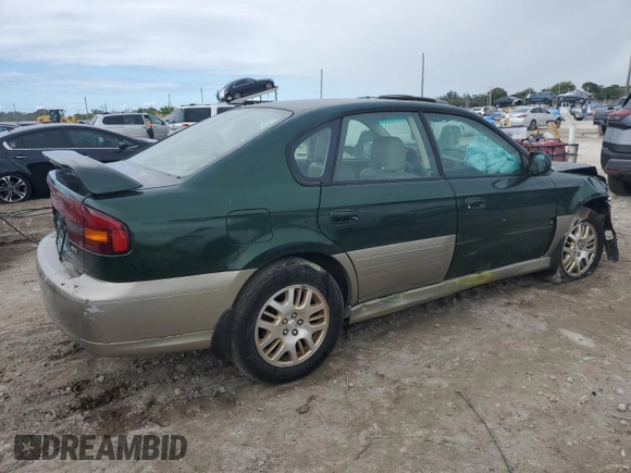 2002 Subaru Legacy Outback with VIN 4S3BE896827211618, listed as a Copart auction lot 45016485 with 158,059 mi miles and Salvage title. Bid and sale history available at DreamBid. Image 3.