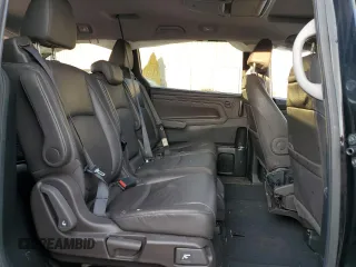 2019 Honda Odyssey Elite with VIN 5FNRL6H91KB052410, listed as a Copart auction lot 46517495 with 74,508 mi miles and Salvage Title. Bid and sale history available at DreamBid. Image 11.