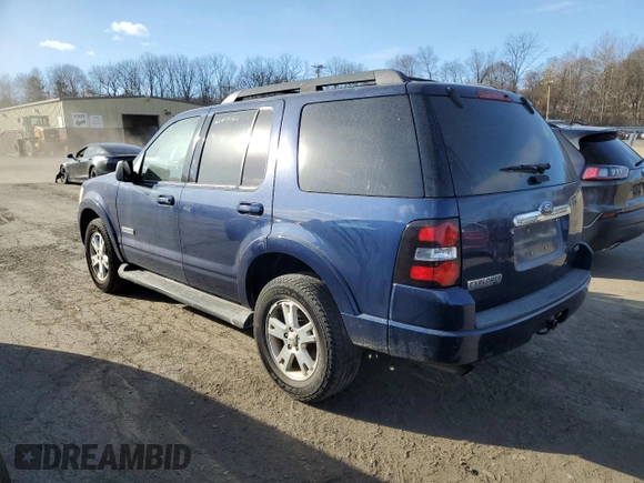 2007 Ford Explorer XLT z VIN 1FMEU73E87UB71524, wystawiony jako Copart lot #88809485 z przebiegiem 95 408 mil mil oraz Czysty tytuł • Clean title. Historia ofert i sprzedaży dostępna na DreamBid. Obrazek 2.