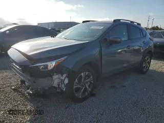 2024 Subaru Crosstrek Premium с VIN JF2GUADC4R8868385, выставлен на аукционе Copart как лот 55263555 с пробегом 4 858 миль миль и Списание • Salvage title. История ставок и продаж доступна на DreamBid. Изображение 1.
