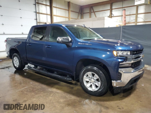 2021 Chevrolet Silverado 1500 LT with VIN 3GCUYDED8MG285934, listed as a Copart auction lot 43913615 with 59,760 mi miles and Clean Title. Bid and sale history available at DreamBid. Image 4.