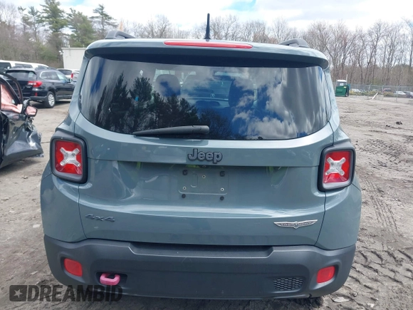 2017 Jeep Renegade Trailhawk z VIN ZACCJBCB5HPF24639, wystawiony jako IAAI lot #42041419 z przebiegiem 80 472 mil mil oraz . Historia ofert i sprzedaży dostępna na DreamBid. Obrazek 17.