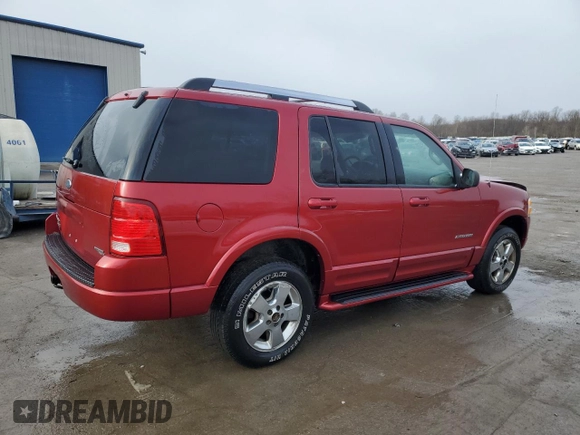 2005 Ford Explorer Limited with VIN 1FMZU75K05UB75083, listed as a Copart auction lot 50503805 with 120,752 mi miles and Salvage title. Bid and sale history available at DreamBid. Image 3.