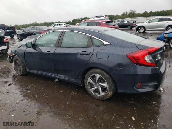 2019 Honda Civic Sedan LX with VIN 2HGFC2F63KH586864, listed as a Copart auction lot 73237954 with 65,308 mi miles and Salvage Title. Bid and sale history available at carsss.com. Image 2.