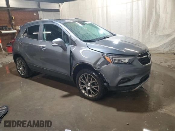 2019 Buick Encore Sport Touring with VIN KL4CJ2SB6KB927719, listed as a Copart auction lot 50040595 with 57,555 mi miles and Salvage Title. Bid and sale history available at DreamBid. Image 4.