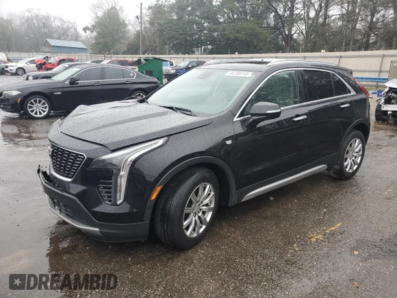 2019 Cadillac XT4 FWD Premium Luxury with VIN 1GYFZCR47KF152164, listed as a Copart auction lot 44705115 with 99,115 mi miles and Salvage Title. Bid and sale history available at carsss.com. Image 1.