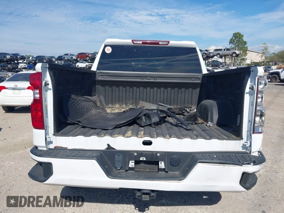 2022 Chevrolet Silverado 1500 Custom with VIN 3GCPDBEK7NG580584, listed as a IAAI auction lot 41690758 with 22,741 mi miles. Bid and sale history available at carsss.com. Image 17.