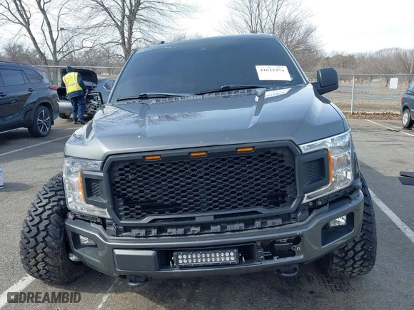 2019 Ford F-150 XL with VIN 1FTEX1EPXKFC28651, listed as a IAAI auction lot 41622474 with 80,693 mi miles. Bid and sale history available at carsss.com. Image 12.