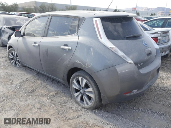 2017 Nissan LEAF S with VIN 1N4BZ0CP7HC305471, listed as a Copart auction lot 48620625 with 77,136 mi miles and Salvage title. Bid and sale history available at DreamBid. Image 2.