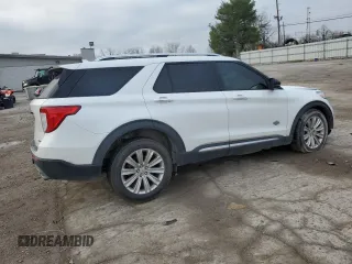 2022 Ford Explorer King Ranch z VIN 1FM5K8LC3NGA14215, wystawiony jako Copart lot #87023424 z przebiegiem Nie podano mil oraz Szkoda całkowita • Salvage title. Historia ofert i sprzedaży dostępna na DreamBid. Obrazek 3.