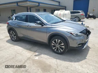 2017 Infiniti QX30 Premium with VIN SJKCH5CR2HA024168, listed as a Copart auction lot 59262525 with 61,846 mi miles and Salvage title. Bid and sale history available at DreamBid. Image 4.