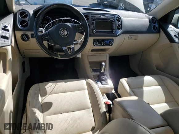 2012 Volkswagen Tiguan SEL with VIN WVGAV7AXXCW521394, listed as a Copart auction lot 53000555 with 126,017 mi miles and Salvage Title. Bid and sale history available at DreamBid. Image 8.
