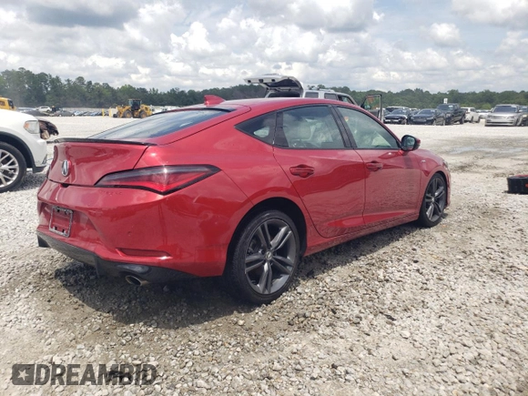 2023 Acura Integra Technology with VIN 19UDE4H64PA016131, listed as a Copart auction lot 60204095 with 22,281 mi miles and Salvage title. Bid and sale history available at DreamBid. Image 3.