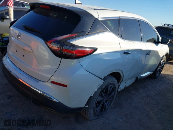 2022 Nissan Murano S with VIN 5N1AZ2AJ3NC118073, listed as a IAAI auction lot 41408624 with 88,862 mi miles and . Bid and sale history available at DreamBid. Image 4.