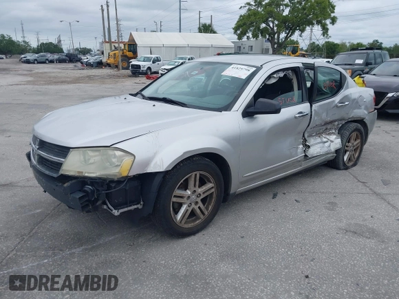 2008 Dodge Avenger SXT with VIN 1B3LC56K98N213958, listed as a IAAI auction lot 41829798 with 128,123 mi miles. Bid and sale history available at carsss.com. Image 18.