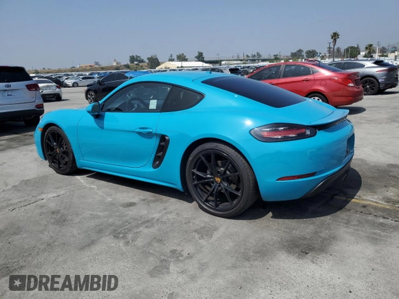 2018 Porsche 718 Cayman z VIN WP0AA2A86JK261947, wystawiony jako Copart lot #51666454 z przebiegiem 71 309 mil mil oraz Szkoda całkowita • Salvage title. Historia ofert i sprzedaży dostępna na DreamBid. Obrazek 2.