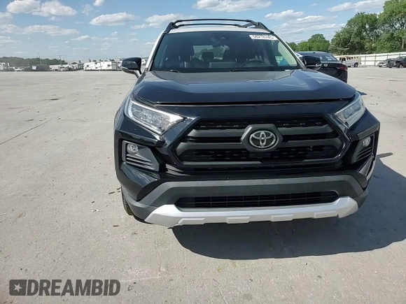 2019 Toyota RAV4 Adventure with VIN 2T3J1RFV6KC001694, listed as a Copart auction lot 58218745 with 69,646 mi miles and Salvage title. Bid and sale history available at DreamBid. Image 14.