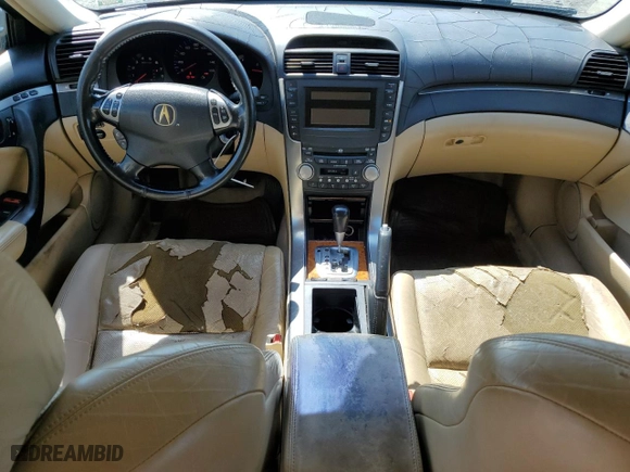 2005 Acura TL with VIN 19UUA66275A060984, listed as a Copart auction lot 53052115 with 223,335 mi miles and Salvage Title. Bid and sale history available at carsss.com. Image 8.
