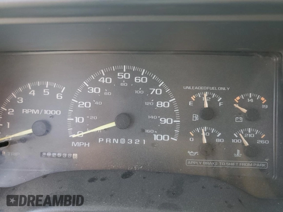 1998 GMC Suburban z VIN 1GKEC16R0WJ712847, wystawiony jako Copart lot #68557804 z przebiegiem 262 538 mil mil oraz Szkoda całkowita • Salvage title. Historia ofert i sprzedaży dostępna na DreamBid. Obrazek 9.