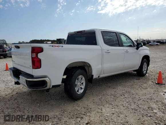 2023 Chevrolet Silverado 1500 LT with VIN 2GCUDDED2P1144267, listed as a Copart auction lot 85990644 with 13,636 mi miles and Salvage Title. Bid and sale history available at carsss.com. Image 3.
