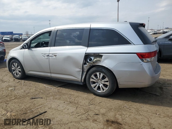 2014 Honda Odyssey EX-L with VIN 5FNRL5H6XEB065581, listed as a Copart auction lot 53467645 with 111,917 mi miles and Clean Title. Bid and sale history available at DreamBid. Image 2.