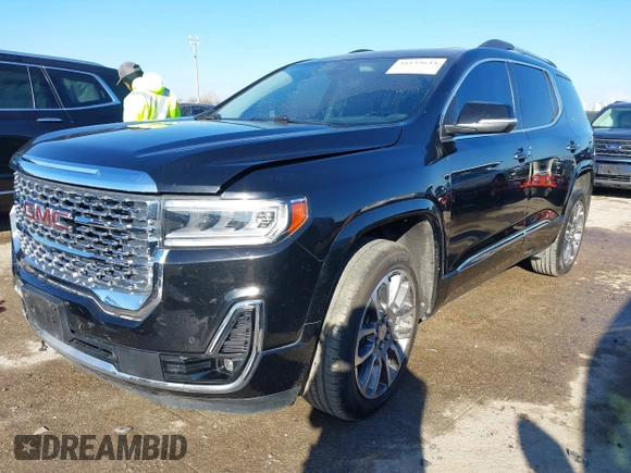 2021 GMC Acadia Denali z VIN 1GKKNXLS1MZ201458, wystawiony jako IAAI lot #41133634 z przebiegiem 46 568 mil mil oraz . Historia ofert i sprzedaży dostępna na DreamBid. Obrazek 2.