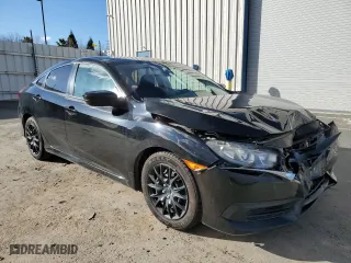 2018 Honda Civic Sedan LX with VIN 2HGFC2F52JH574629, listed as a Copart auction lot 45517785 with 88,661 mi miles and Salvage Title. Bid and sale history available at carsss.com. Image 4.