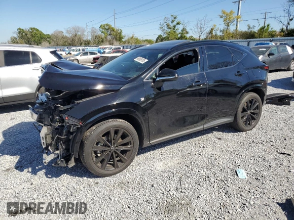 2023 Lexus NX with VIN 2T2KGCEZ8PC017301, listed as a Copart auction lot 48868185 with 44,617 mi miles and Salvage Title. Bid and sale history available at carsss.com. Image 1.