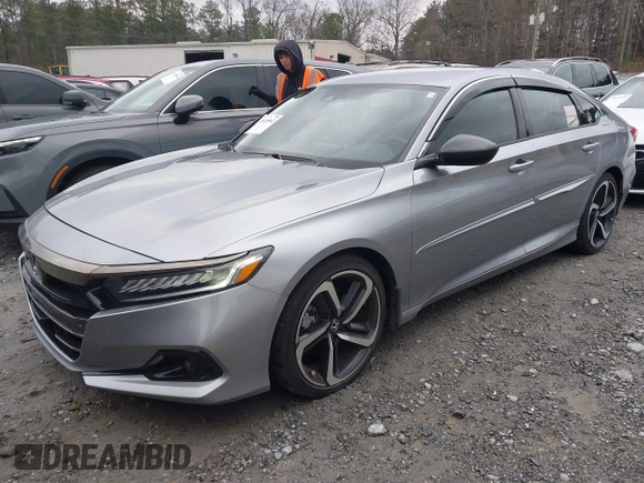2022 Honda Accord Sedan Sport SE with VIN 1HGCV1F40NA077159, listed as a IAAI auction lot 41620062 with 31,396 mi miles. Bid and sale history available at carsss.com. Image 17.