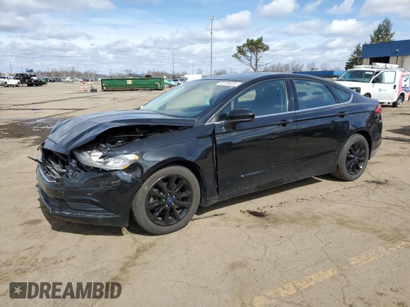 2017 Ford Fusion SE with VIN 3FA6P0H71HR415787, listed as a Copart auction lot 50196035 with 83,366 mi miles and Clean Title. Bid and sale history available at carsss.com. Image 1.