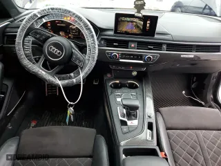 2018 Audi S4 Premium Plus with VIN WAUB4AF44JA221042, listed as a Copart auction lot 37051853 with 50,157 mi miles. Bid and sale history available at carsss.com. Image 8.
