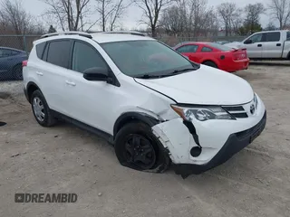 2013 Toyota RAV4 LE with VIN 2T3ZFREV3DW007993, listed as a IAAI auction lot 41892466 with 112,283 mi miles. Bid and sale history available at carsss.com. Image 1.