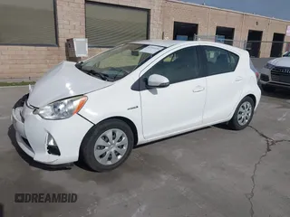 2012 Toyota Prius One with VIN JTDKDTB33C1027813, listed as a IAAI auction lot 41721224 with 183,054 mi miles. Bid and sale history available at carsss.com. Image 18.