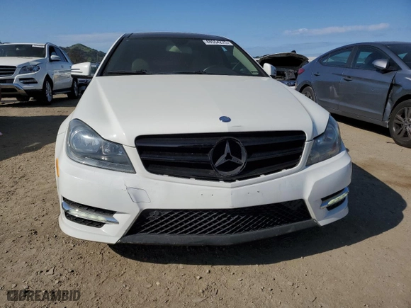 2012 Mercedes-Benz C-Class C 250 with VIN WDDGJ4HB8CF802876, listed as a Copart auction lot 48554275 with 170,669 mi miles and Salvage Title. Bid and sale history available at carsss.com. Image 5.