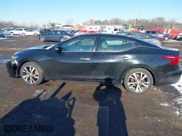 2018 Nissan Maxima SV with VIN 1N4AA6AP5JC374240, listed as a IAAI auction lot 41195881 with 112,475 mi miles and . Bid and sale history available at DreamBid. Image 14.