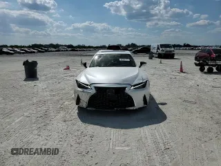 2023 Lexus IS 300 with VIN JTHCA1D27P5125889, listed as a Copart auction lot 50439775 with 2,192 mi miles and Non repairable. Bid and sale history available at DreamBid. Image 10.
