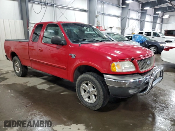 2003 Ford F-150 XL with VIN 2FTRX18LX3CB10011, listed as a Copart auction lot 56183545 with 160,929 mi miles and Salvage title. Bid and sale history available at DreamBid. Image 4.