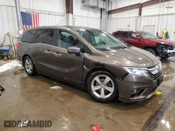 2019 Honda Odyssey EX-L with VIN 5FNRL6H72KB138520, listed as a Copart auction lot 52151145 with 89,777 mi miles and Non Repairable. Bid and sale history available at carsss.com. Image 4.
