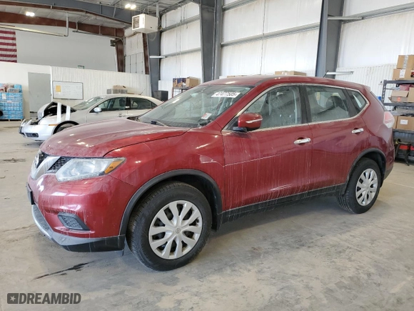 2015 Nissan Rogue S with VIN KNMAT2MT8FP518109, listed as a Copart auction lot 47477505 with 125,383 mi miles and Clean Title. Bid and sale history available at carsss.com. Image 1.