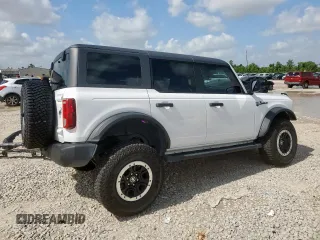 2024 Ford Bronco Big Bend with VIN 1FMDE7BH1RLA09232, listed as a Copart auction lot 61413055 with 15,590 mi miles and Salvage title. Bid and sale history available at DreamBid. Image 3.