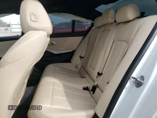 2019 BMW 3 Series 330i with VIN WBA5R1C57KAK09187, listed as a Copart auction lot 45050205 with 0 mi miles and Salvage Title. Bid and sale history available at carsss.com. Image 10.