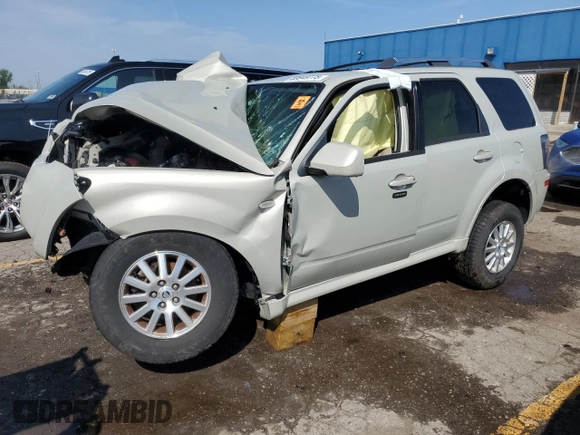 2009 Mercury Mariner Premier with VIN 4M2CU87GX9KJ25554, listed as a Copart auction lot 59949775 with Not provided miles and Salvage title. Bid and sale history available at DreamBid. Image 1.