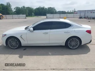 2020 Genesis G70 Sport with VIN KMTG24LA5LU057278, listed as a IAAI auction lot 42505352 with 103,347 mi miles and . Bid and sale history available at DreamBid. Image 14.