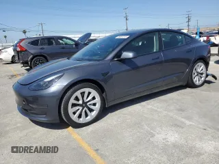 2023 Tesla Model 3 с VIN 5YJ3E1EA7PF470267, выставлен на аукционе Copart как лот 56801215 с пробегом 24 429 миль миль и Списание • Salvage title. История ставок и продаж доступна на DreamBid. Изображение 1.