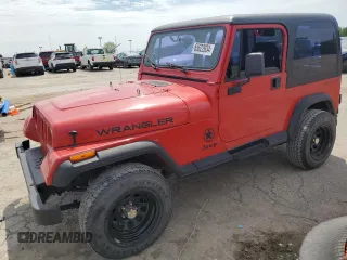 1995 Jeep Wrangler S with VIN 1J4FY19P2SP255844, listed as a Copart auction lot 80221564 with 225,551 mi miles and Non Repairable. Bid and sale history available at carsss.com. Image 1.