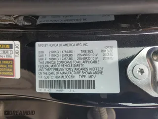 2021 Acura RDX w/A-Spec Package with VIN 5J8TC1H61ML009301, listed as a Copart auction lot 85937594 with 55,552 mi miles and Salvage Title. Bid and sale history available at carsss.com. Image 14.
