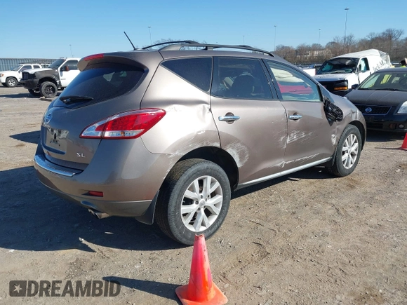 2011 Nissan Murano LE with VIN JN8AZ1MU0BW069384, listed as a IAAI auction lot 41758592 with 149,486 mi miles and . Bid and sale history available at carsss.com. Image 4.