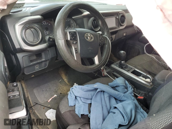 2016 Toyota Tacoma SR5 with VIN 5TFSZ5AN3GX037843, listed as a Copart auction lot 64156795 with Not provided miles and Salvage title. Bid and sale history available at DreamBid. Image 8.