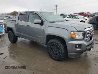2018 GMC Canyon 2WD SLE with VIN 1GTG5CEN5J1216265, listed as a Copart auction lot 81245954 with 77,464 mi miles and Salvage Title. Bid and sale history available at carsss.com. Image 4.